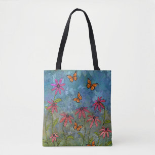Tote Bag jardin des papillons