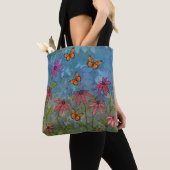 Tote Bag jardin des papillons (De près)