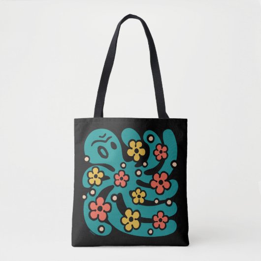 Tote Bag Jardin des poulpes (Devant)