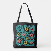 Tote Bag Jardin des poulpes (Dos)