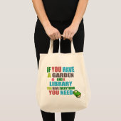 Tote Bag Jardin et bibliothèque sont tout ce dont vous avez (Devant (produit))