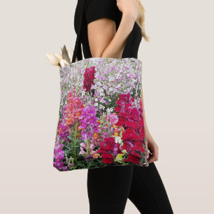 Tote Bag Jardin Floral Coloré d'Antirrhine