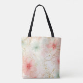 Tote Bag Jardin floral d'aquarelle printanière (Dos)