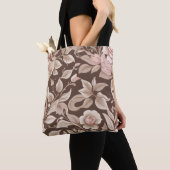 Tote Bag Jardin Floral Mocha (De près)