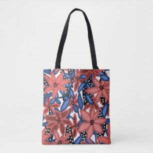 Tote Bag Jardin Floral Tropical Design par © Cathy Thompson