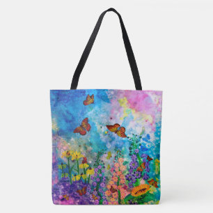 Tote Bag Jardin Fourre-tout de papillon