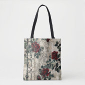 Tote Bag Jardin gothique victorien Rose Motif (Devant)