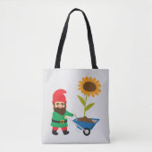 Tote Bag Jardin mignon devient amusant (Devant)