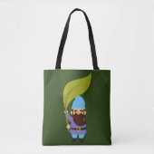 Tote Bag Jardin mignon devient amusant (Devant)