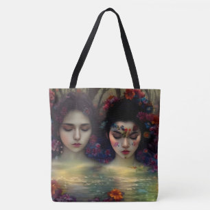 Tote Bag Jardin mystique : Rêves floraux