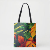 TOTE BAG JARDIN NATUREL FEUILLE LÉGER (Devant)