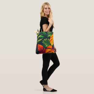 TOTE BAG JARDIN NATUREL FEUILLES VERTES