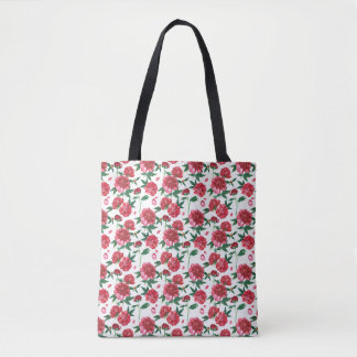 Tote Bag Jardin rose