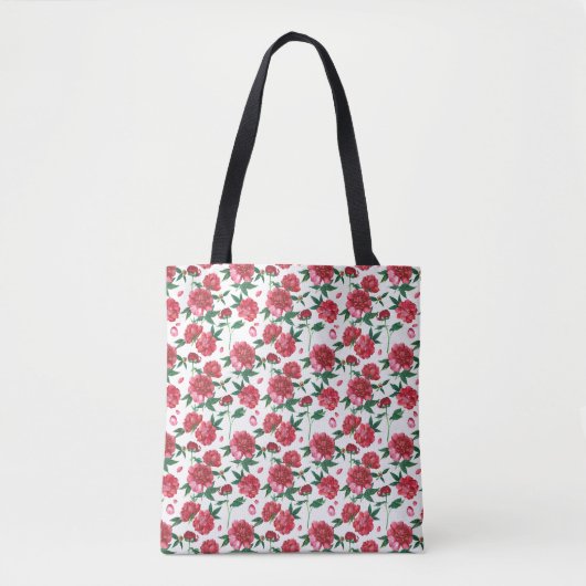 Tote Bag Jardin rose (Devant)