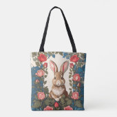 Tote Bag Jardin Rose Brown Bunny (Dos)