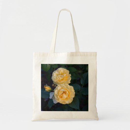 Tote Bag Jardin Rose or (Devant)