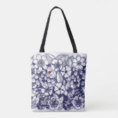 Tote Bag Jardin secret monogramme tout-en impression Fourre (Dos)