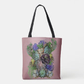Tote Bag Jardin succulent (Dos)