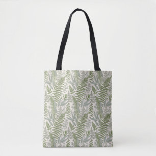 Tote Bag Jardin vert fleuri