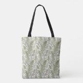 Tote Bag Jardin vert fleuri (Dos)