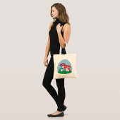 Tote Bag Jardin vibrant de champignons amanites