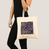 Tote Bag Jardin Violet (Devant (produit))