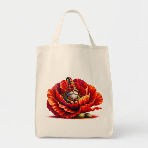 Tote Bag Jardin Whimsical Watercolor Gnome