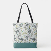Tote Bag Jardin Whimsy Verdure Monogramme (Dos)