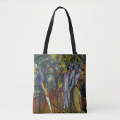 Tote Bag Jardin zoologique I d'August Macke | (Devant)
