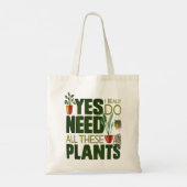 Tote Bag Jardinage Poted Oui J'Ai Vraiment Besoin De Tous C (Dos)