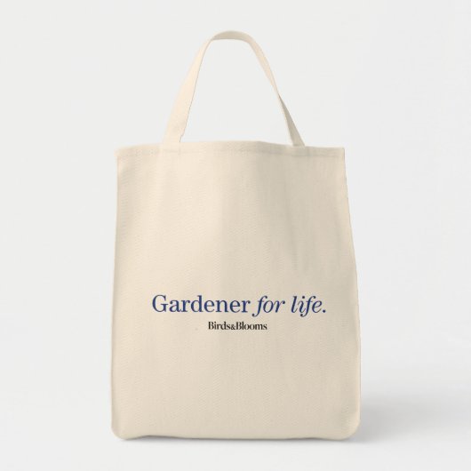 Tote Bag Jardinier pendant la vie (Devant)