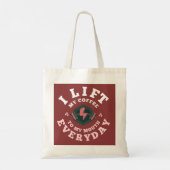 Tote Bag J'Ascense Tous Les Jours (Rose) (Dos)