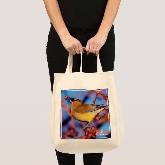 Tote Bag Jaseur de cèdre (Devant (produit))