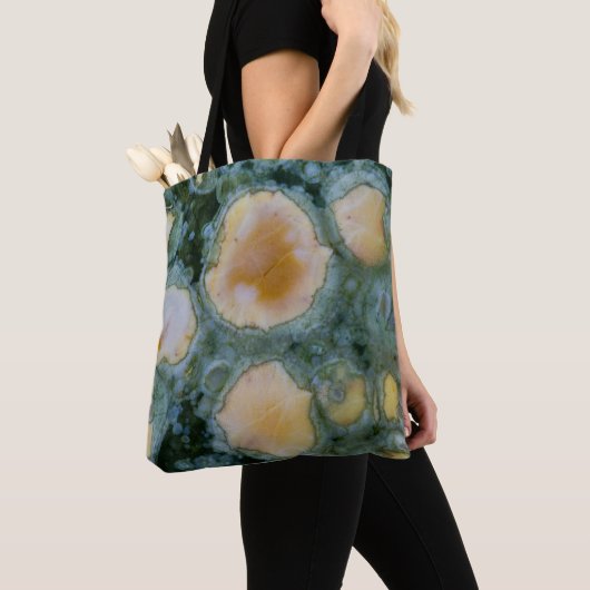 Tote Bag Jasper océan tacheté (De près)