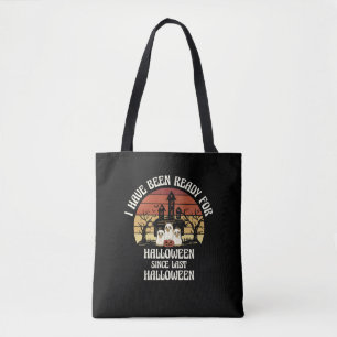 Tote Bag J'attends Halloween depuis Dernier Hallo