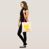 Tote Bag Jaune 2 de plaid (Devant (modèle))