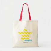 Tote Bag Jaune 3 de zigzag (Devant)