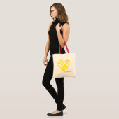 Tote Bag Jaune 4 de zèbre (Devant (modèle))