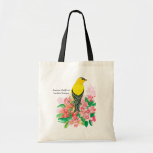 Tote Bag Jaune Américain Goldfinch Washington State Bird