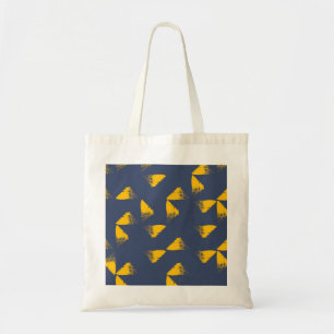 Tote Bag Jaune, cool, unique, triangles tendance