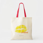 Tote Bag Jaune de plaid (Devant)