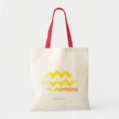 Tote Bag Jaune de zigzag (Devant)