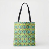 Tote Bag Jaune et Bleu (Devant)