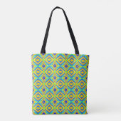 Tote Bag Jaune et Bleu (Dos)