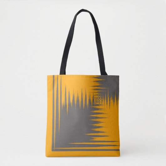 Tote Bag Jaune et gris (Devant)
