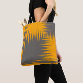 Tote Bag Jaune et gris (De près)