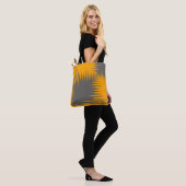 Tote Bag Jaune et gris (Sur le modèle)