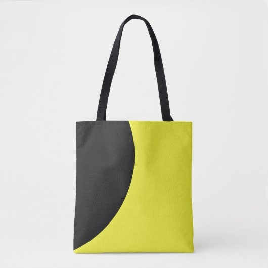 Tote Bag Jaune et Noir Époustouflant (Devant)