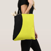 Tote Bag Jaune et Noir Époustouflant (De près)