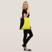 Tote Bag Jaune et Noir Époustouflant (Sur le modèle)